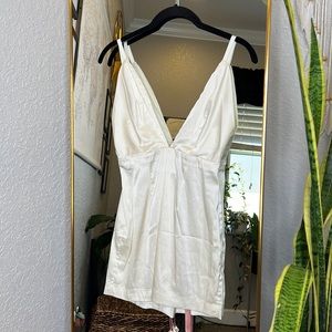 House of Cb ‘Nezrin’ Ivory Slip Dress NWT